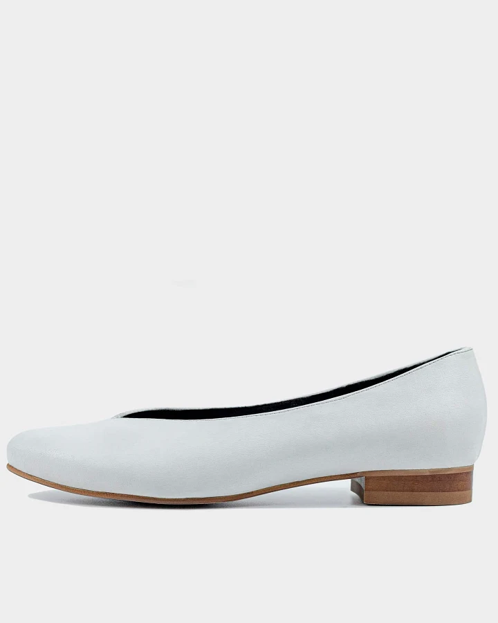 BOHEMA Damen vegan Ballerinas Nopal Weiß