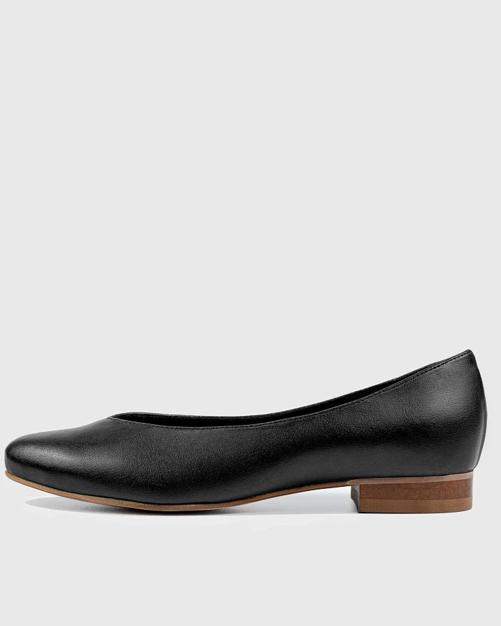 BOHEMA Damen vegan Ballerinas Pina Schwarz