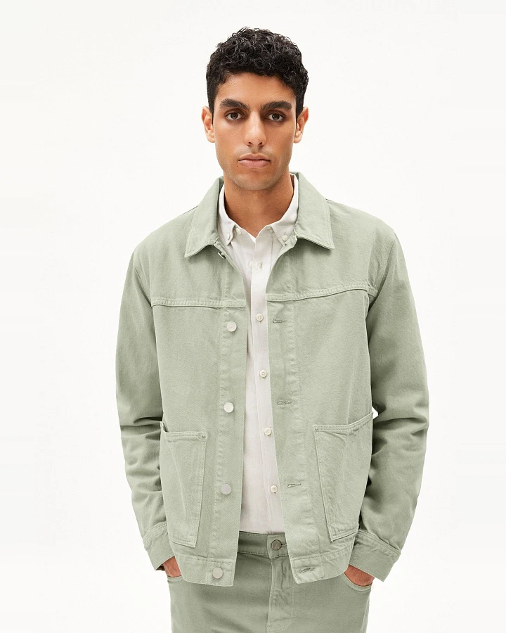 Jeansjacke Evaan Grün