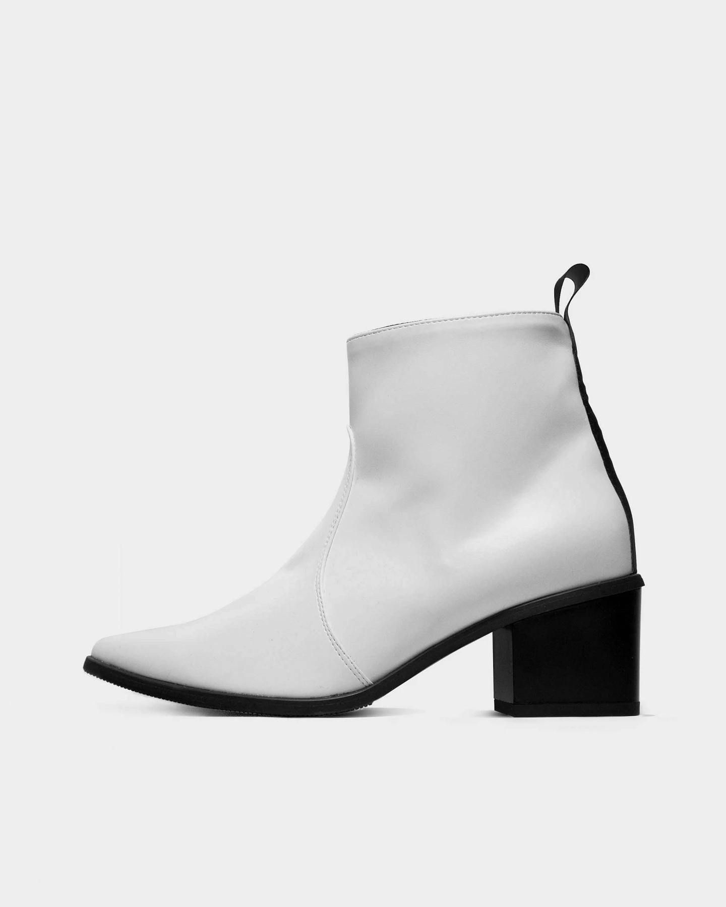 BOHEMA Damen vegan Stiefeletten Swan No.1 Weiß – Ansicht 2