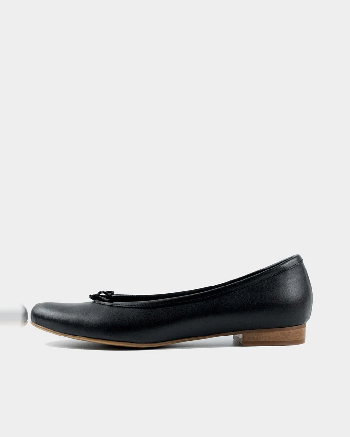 BOHEMA Damen vegan Ballerinas Audrey Schwarz