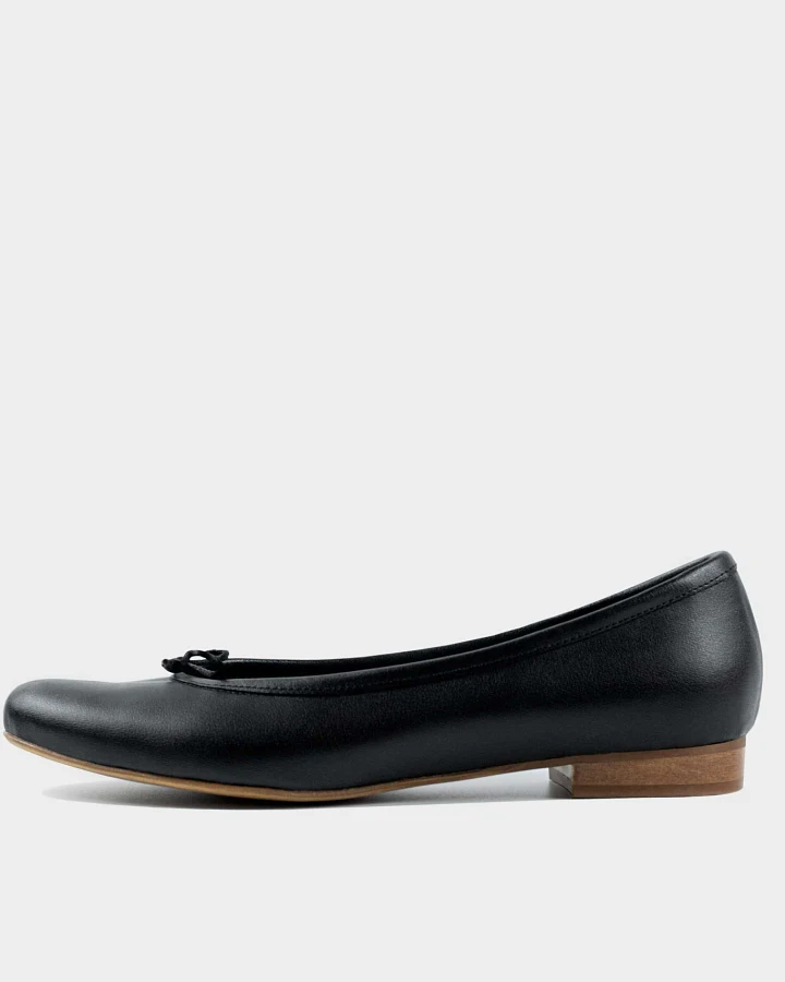 BOHEMA Damen vegan Ballerinas Audrey Schwarz