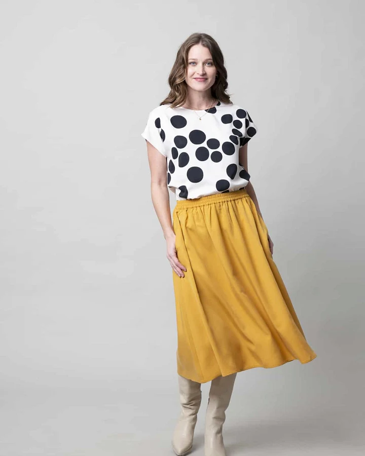 Marjolein Elisabeth Damen vegan Rock Anna Gelb