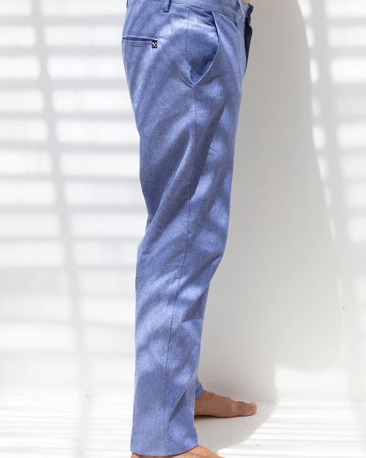 The Driftwood Tales Herren vegan Chino Hellblau