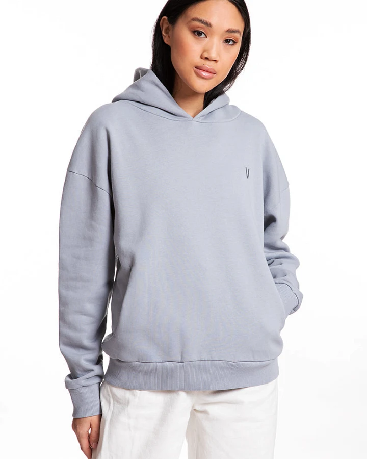 VATTER Herren vegan Hoodie Mellow Mika Steingrau