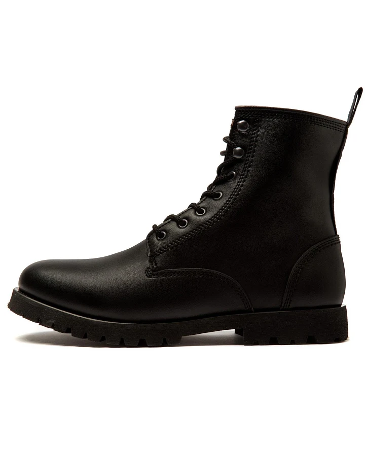 Will's Vegan Store Herren vegan Rangers Stiefel Schwarz