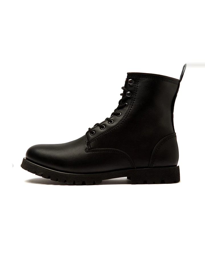 Will's Vegan Store Damen vegan Damen Rangers Stiefel Schwarz