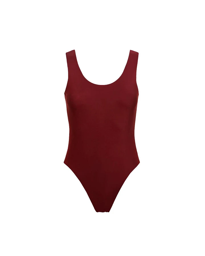 Anekdot Damen vegan Jane Badeanzug Merlot