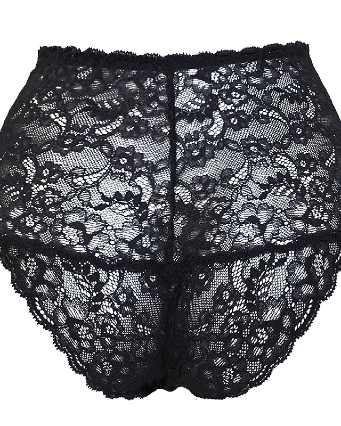 Anekdot Damen vegan New Moon High Höschen Schwarz – Ansicht 2