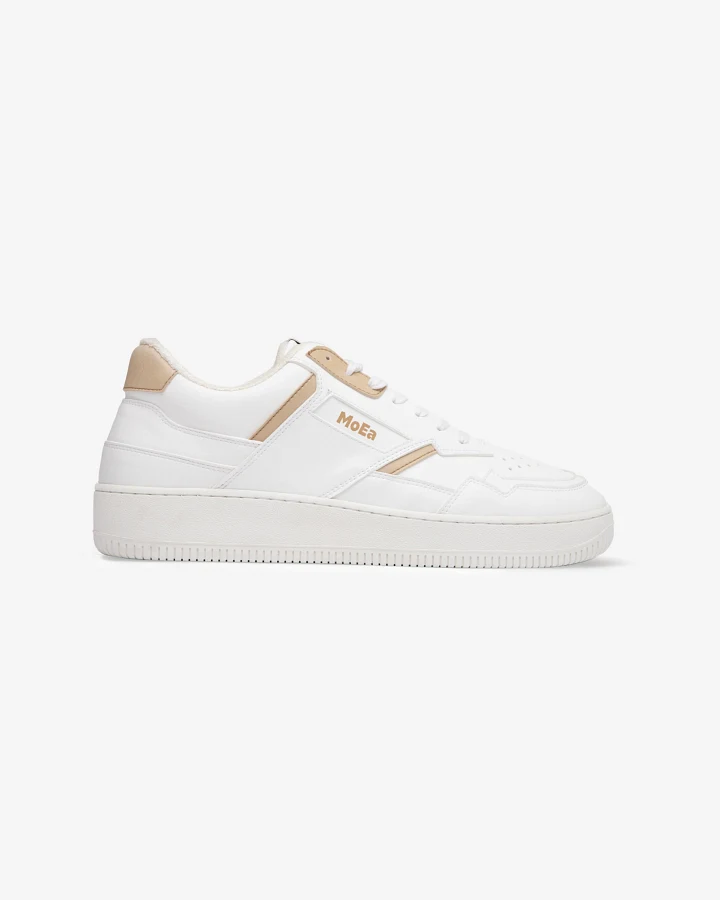 MoEa Herren vegan Sneaker Gen1 Mais Weiß