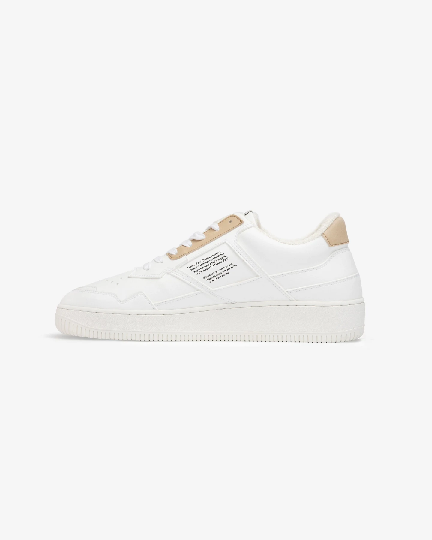 MoEa Herren vegan Sneaker Gen1 Mais Weiß – Ansicht 2