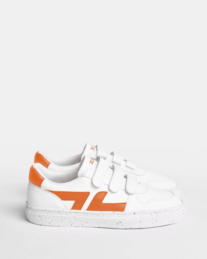 Zèta Herren vegan Sneaker Maisleder Orange