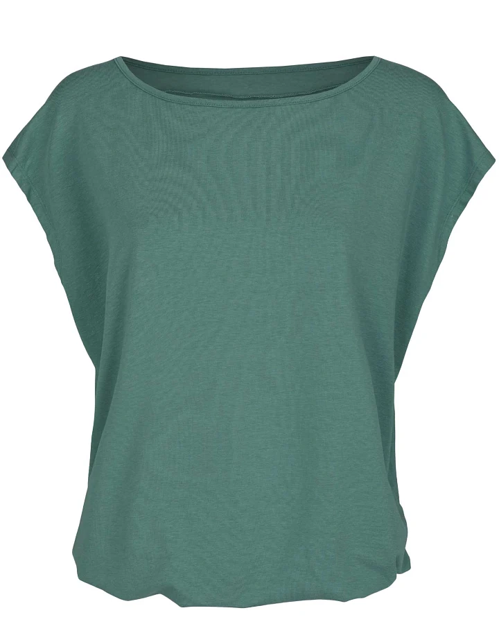 nice to meet me Damen vegan Relax T-Shirt Olive
