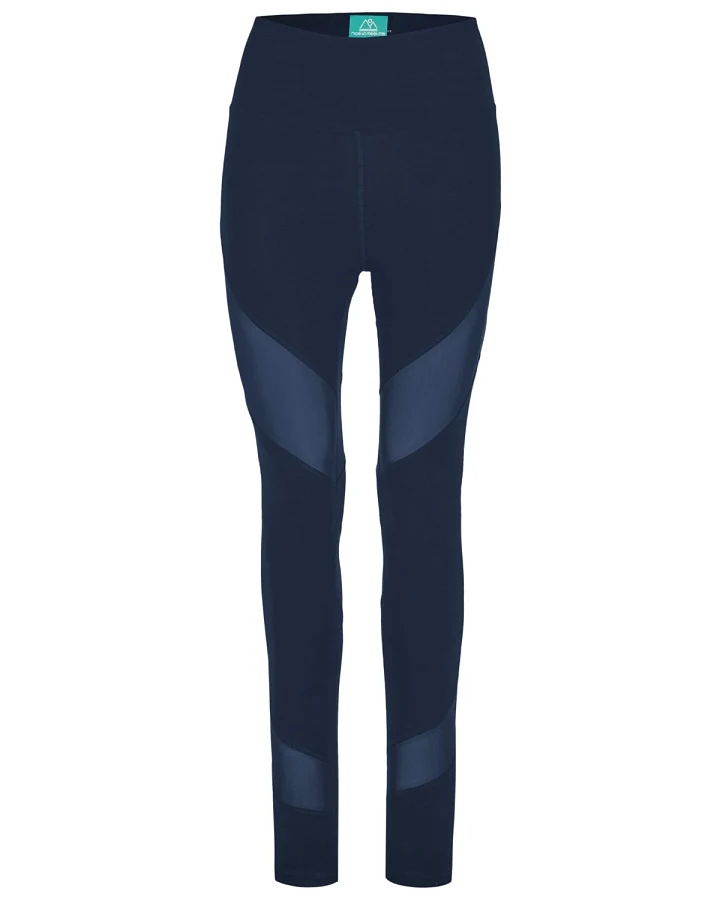 nice to meet me Damen vegan Energy Legging Mesh Night Sky