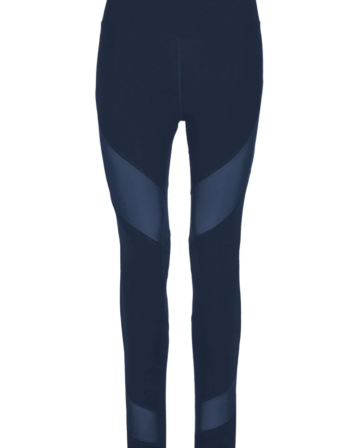nice to meet me Damen vegan Energy Legging Mesh Night Sky