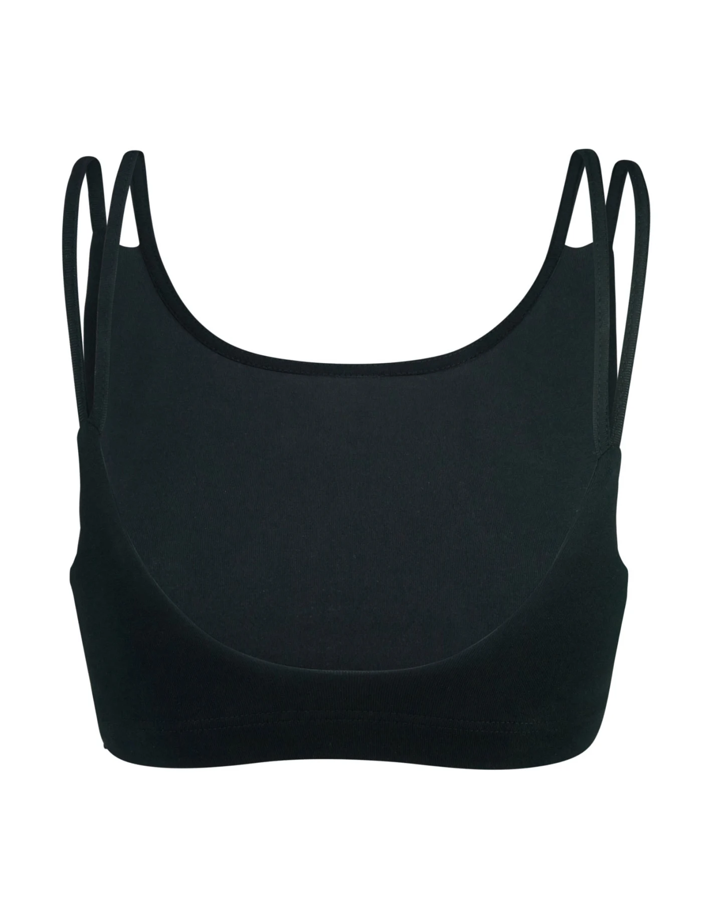 nice to meet me Damen vegan Sport-Bh Breathe Schwarz – Ansicht 2
