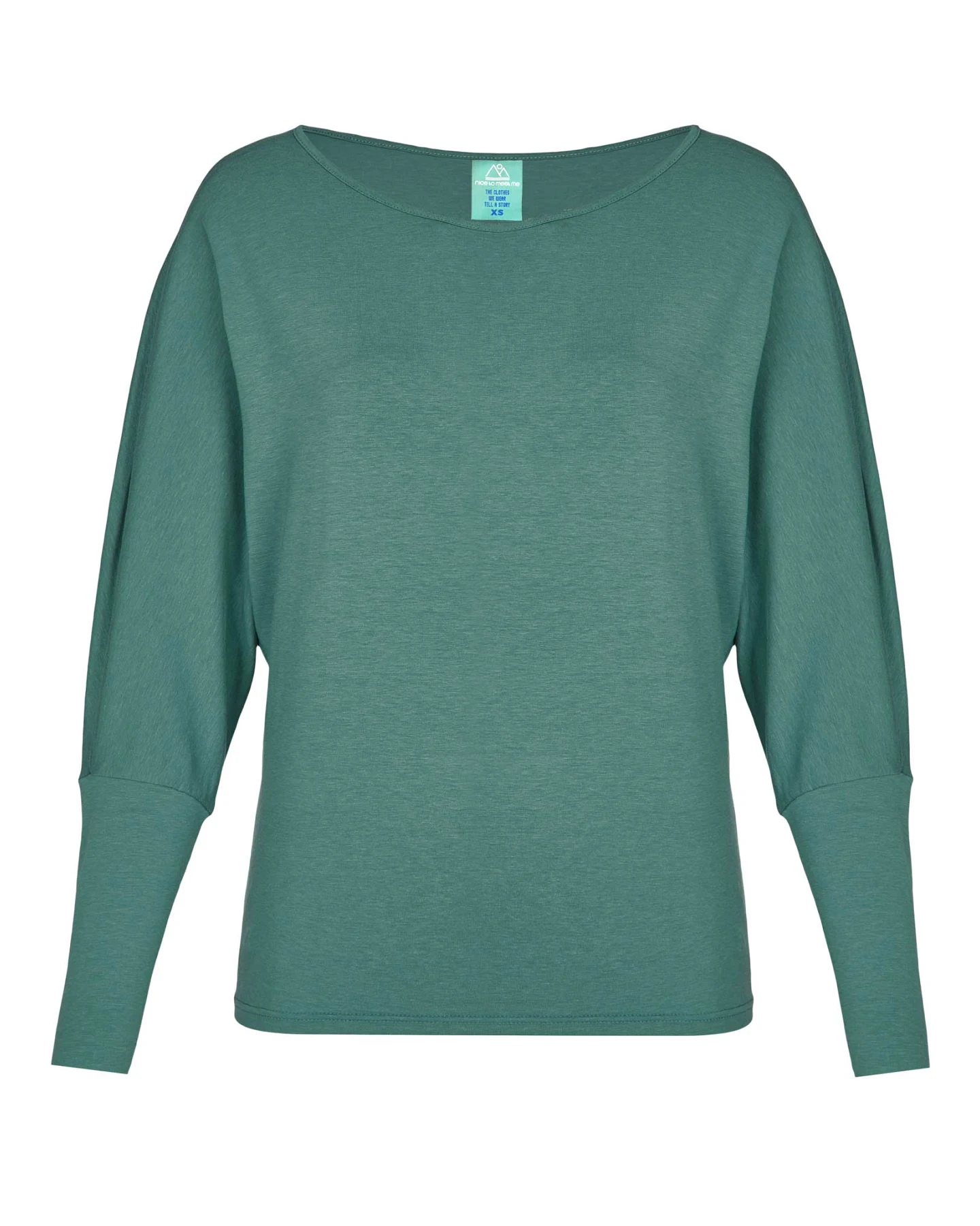 nice to meet me Damen vegan Cover Up . Tencel® Night Blue – Ansicht 2