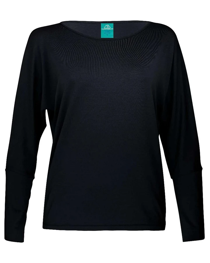 nice to meet me Damen vegan Top Cover Up Schwarz