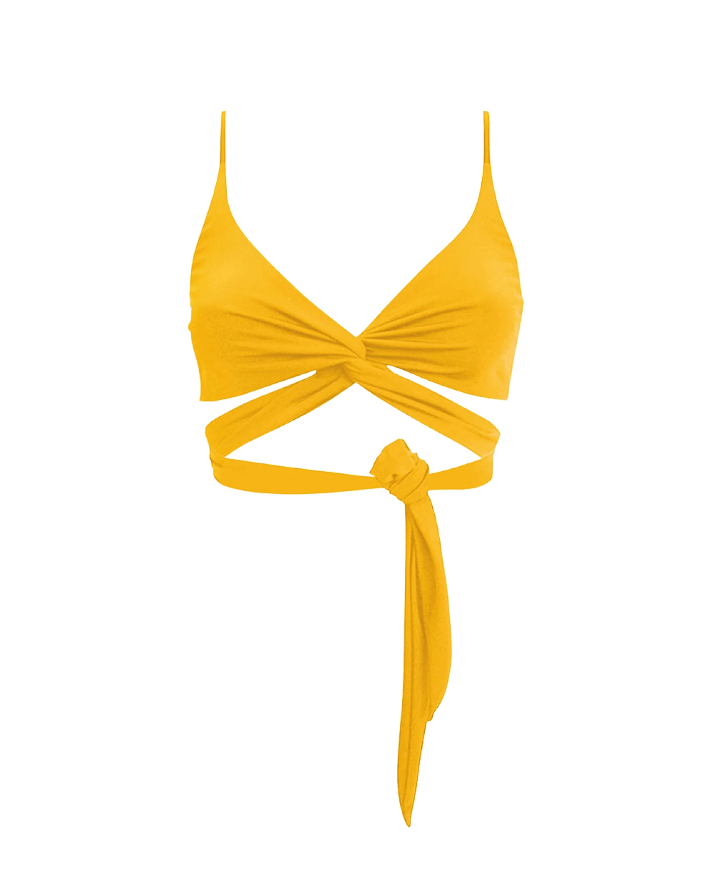 Anekdot Damen vegan Lin Bikini Top Gelb – Ansicht 2