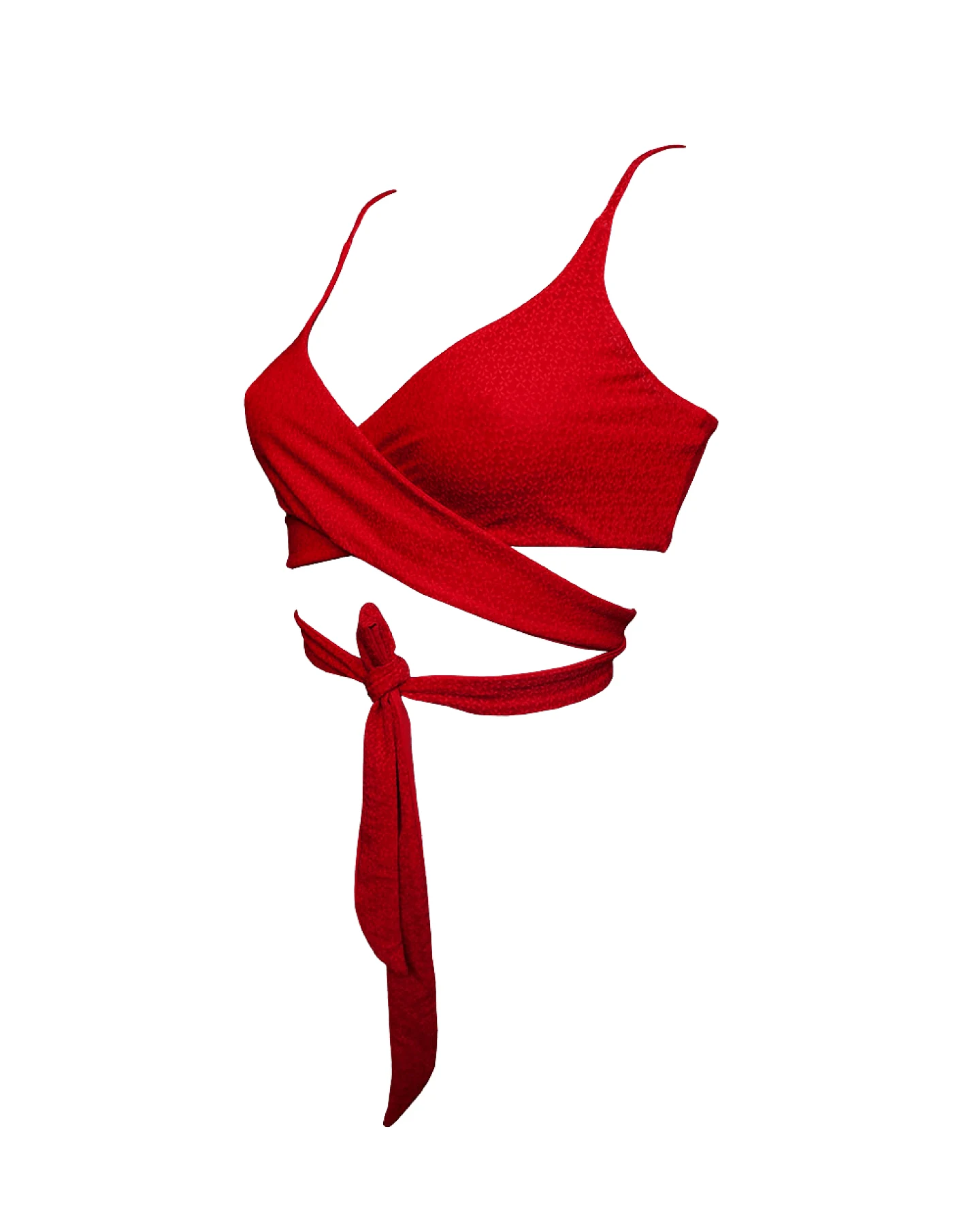 Anekdot Damen vegan Lin Bikini Top Geranium – Ansicht 2