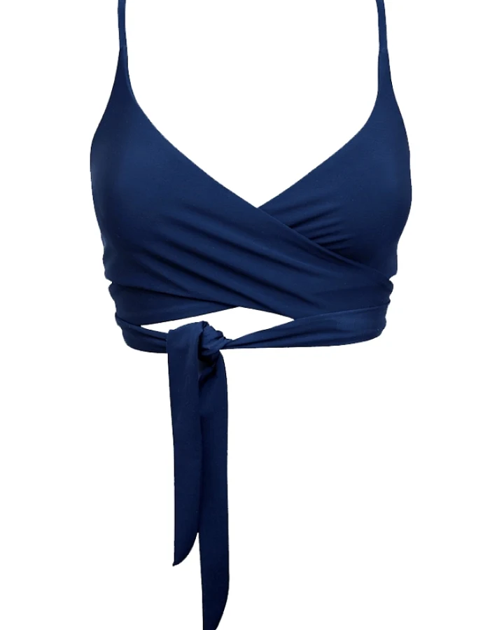 Anekdot Damen vegan Lin Bikini Top Navy