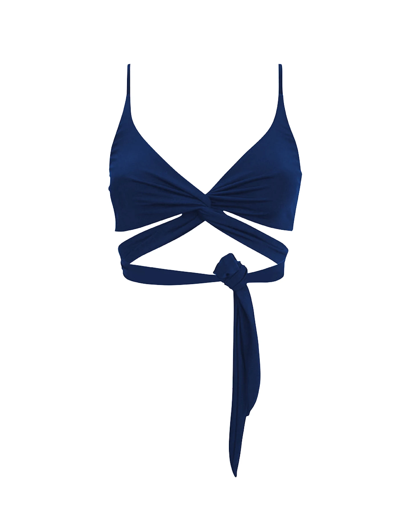 Anekdot Damen vegan Lin Bikini Top Navy – Ansicht 2