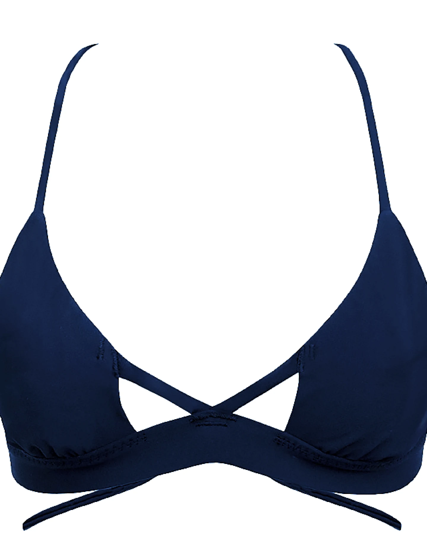 Anekdot Damen vegan Nova Bikini-Oberteil Navy – Ansicht 2