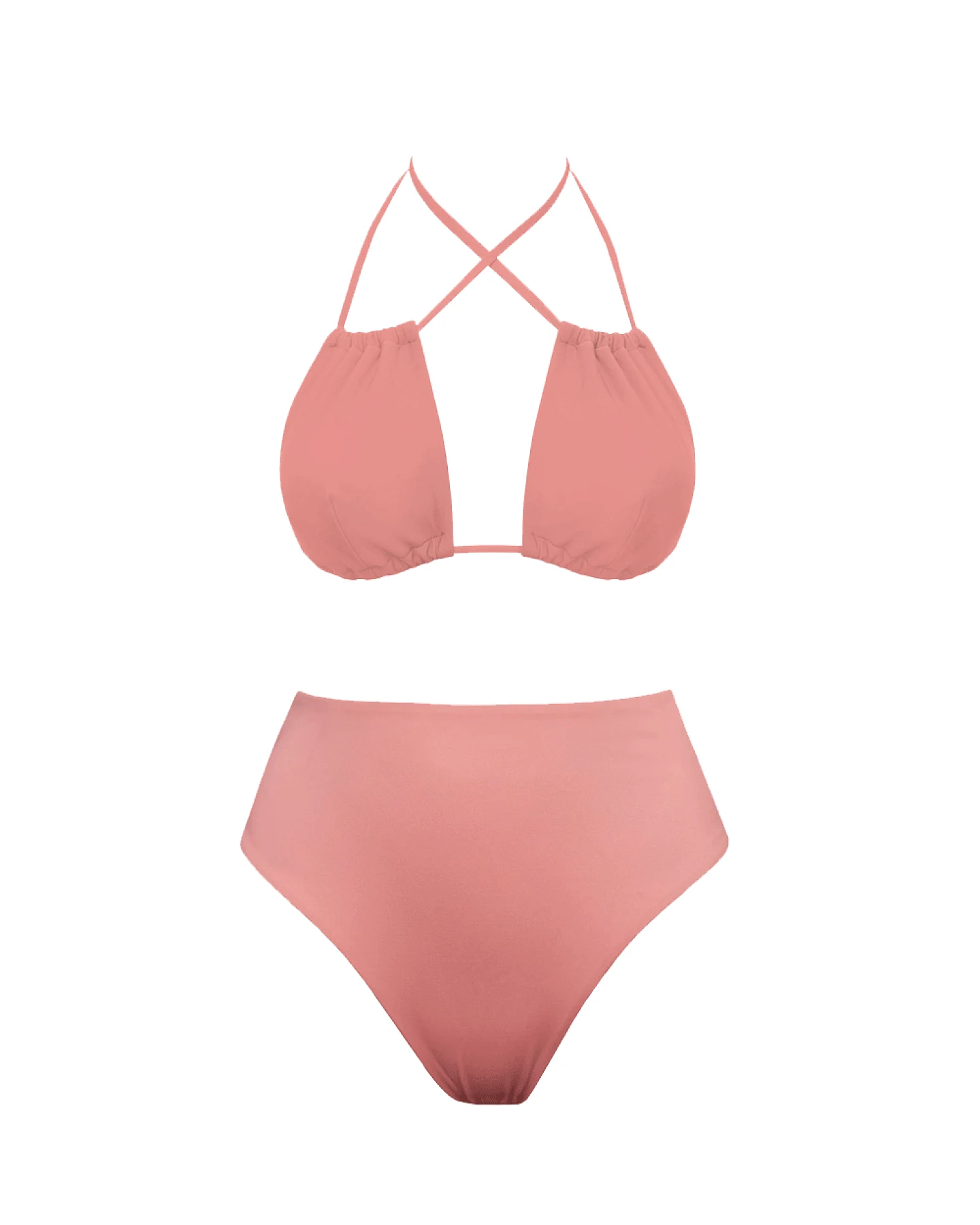 Anekdot Damen vegan Low Versatile + Skyline High Bikini Set Blush – Ansicht 2