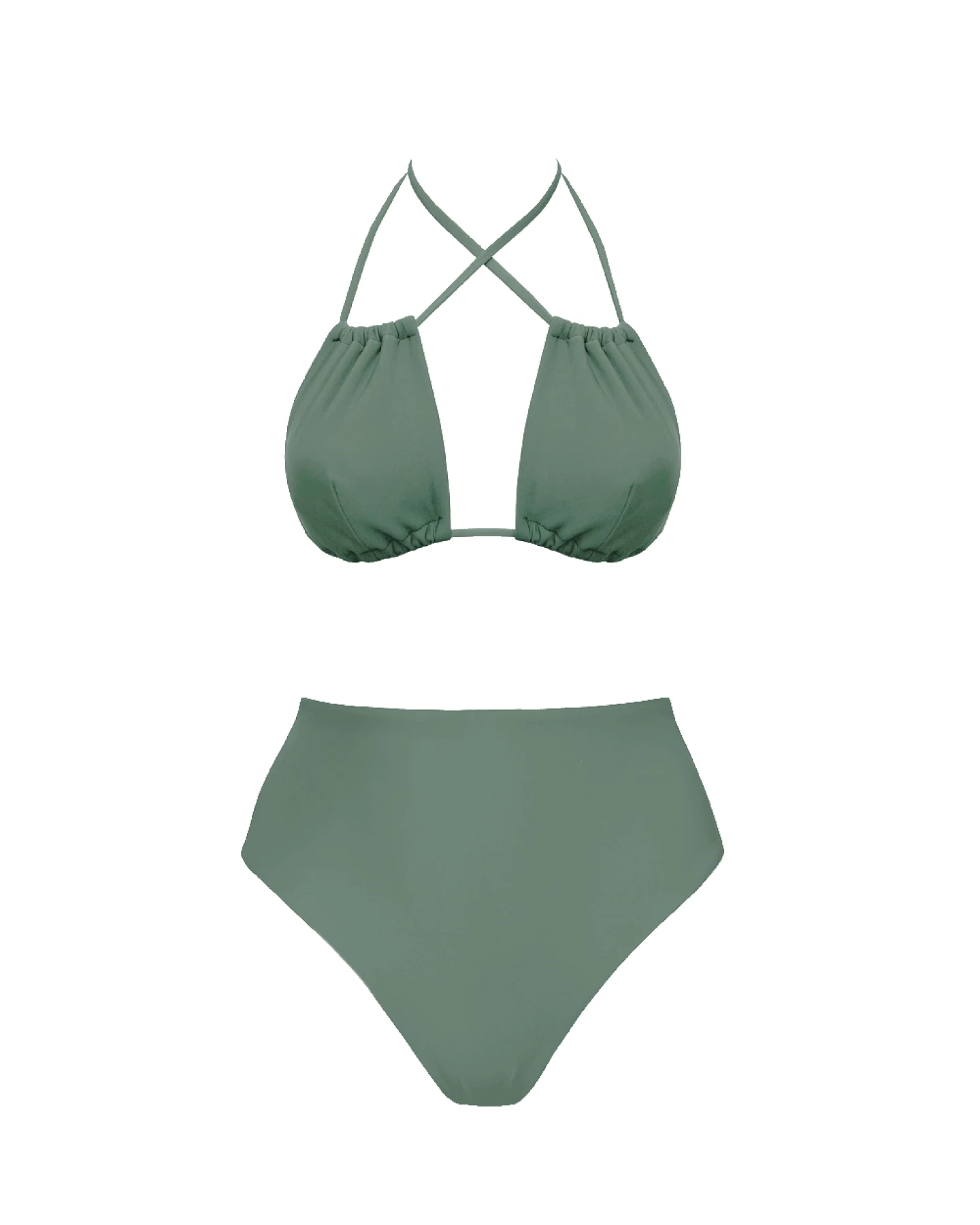 Anekdot Damen vegan Low Versatile + Skyline High Bikini Set Sage – Ansicht 2