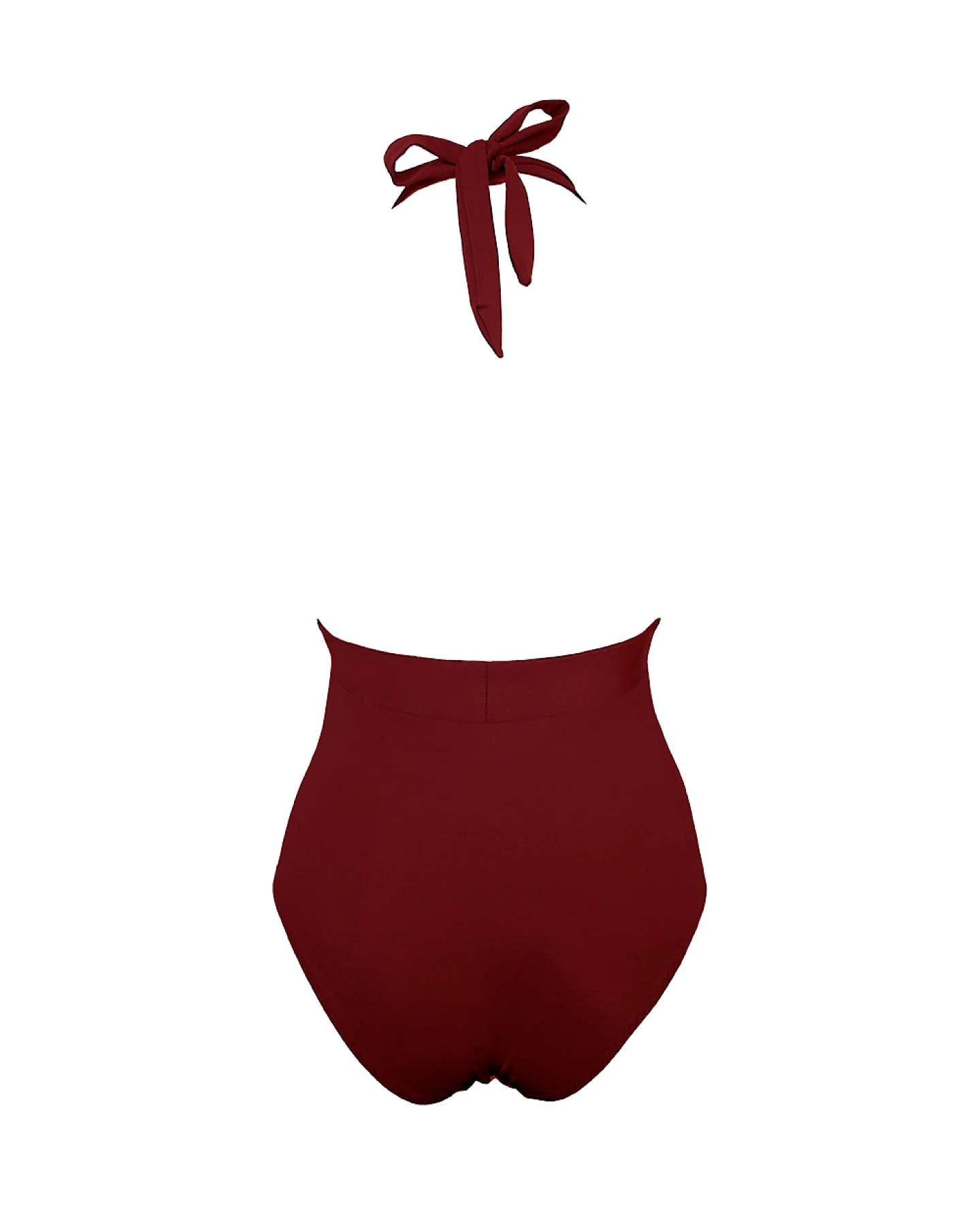 Anekdot Damen vegan Lunar Badeanzug Merlot – Ansicht 2