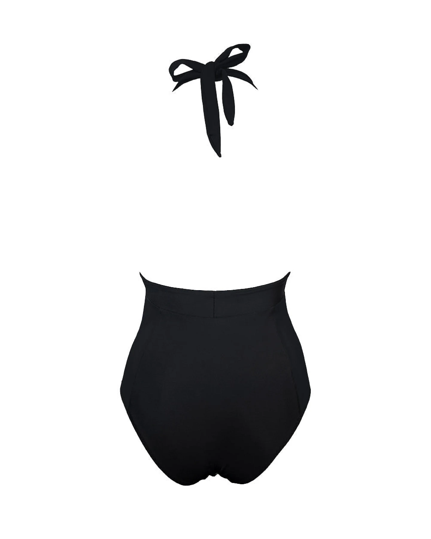 Anekdot Damen vegan Lunar Badeanzug Schwarz – Ansicht 2