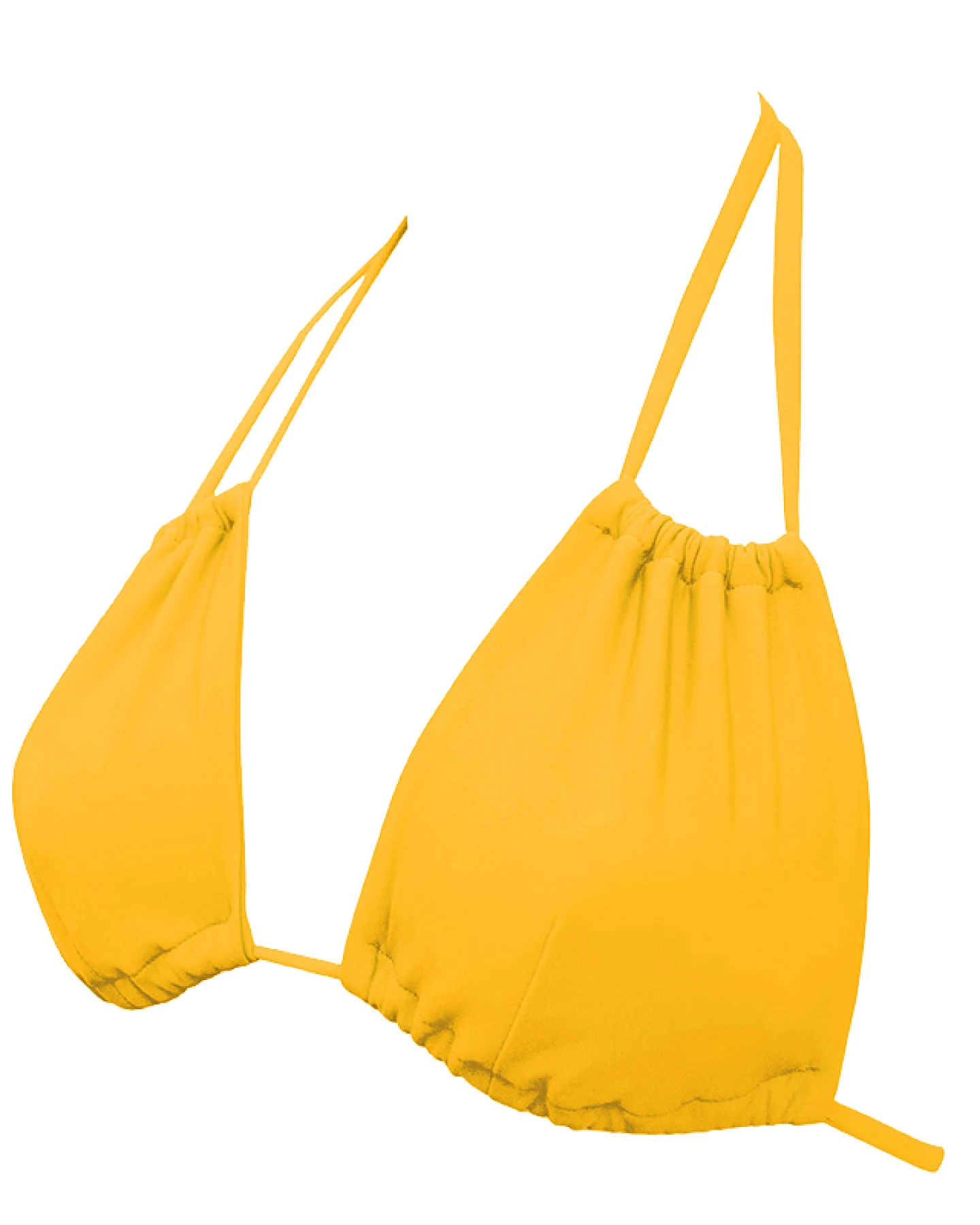 Anekdot Damen vegan Low Versatile Bikinioberteil Gelb – Ansicht 2