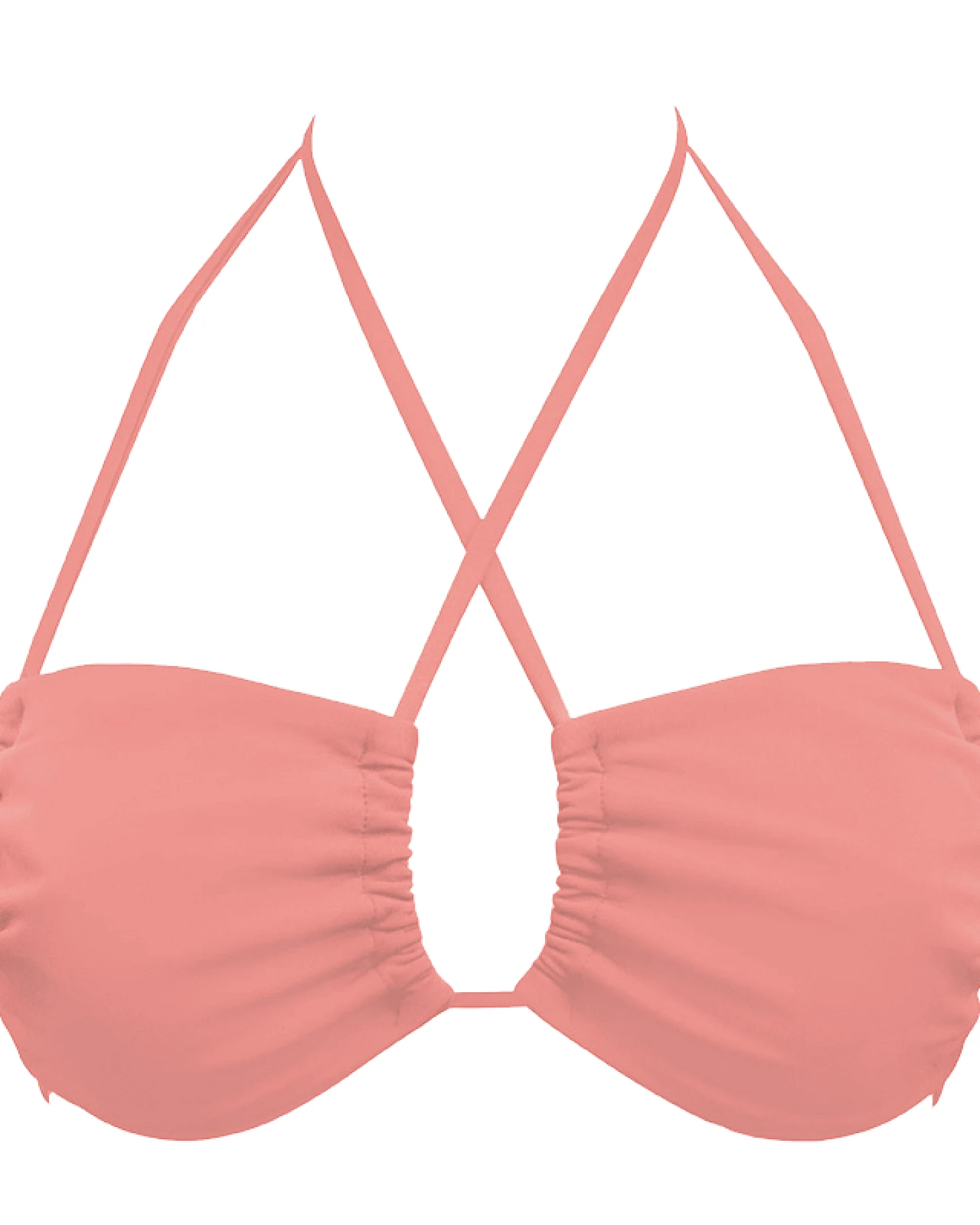 Anekdot Damen vegan Niedriges Vielseitiges Bikinioberteil Blush – Ansicht 2