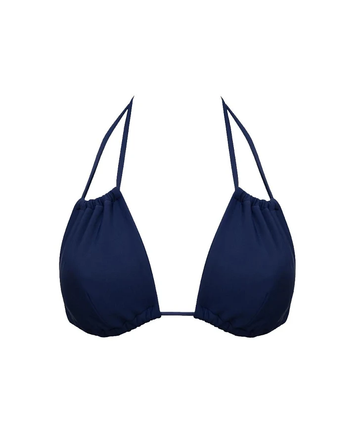 Anekdot Damen vegan Versatile Low Bikinioberteil Navy