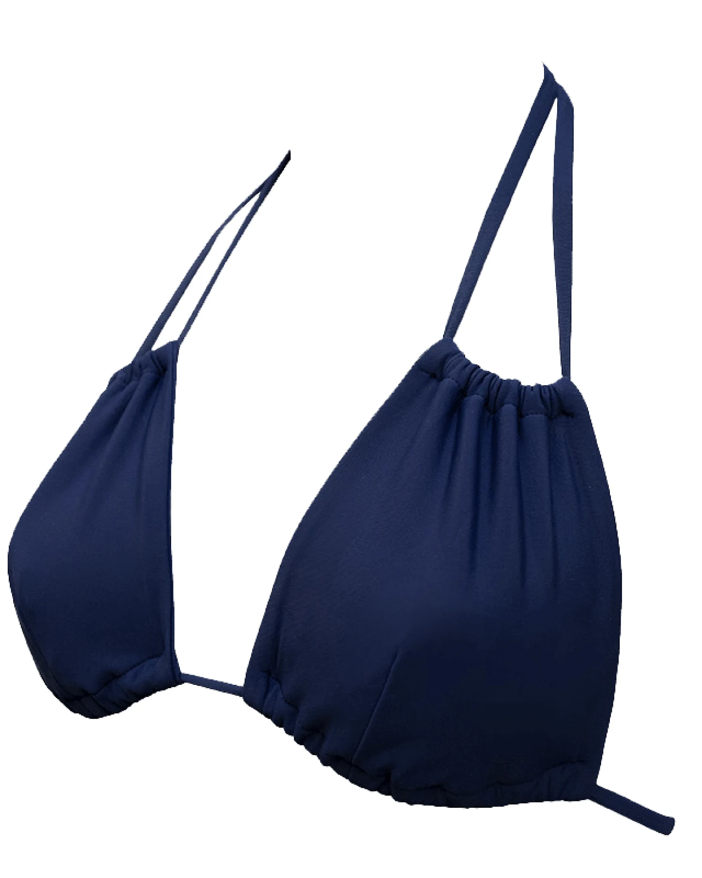Anekdot Damen vegan Versatile Low Bikinioberteil Navy – Ansicht 2