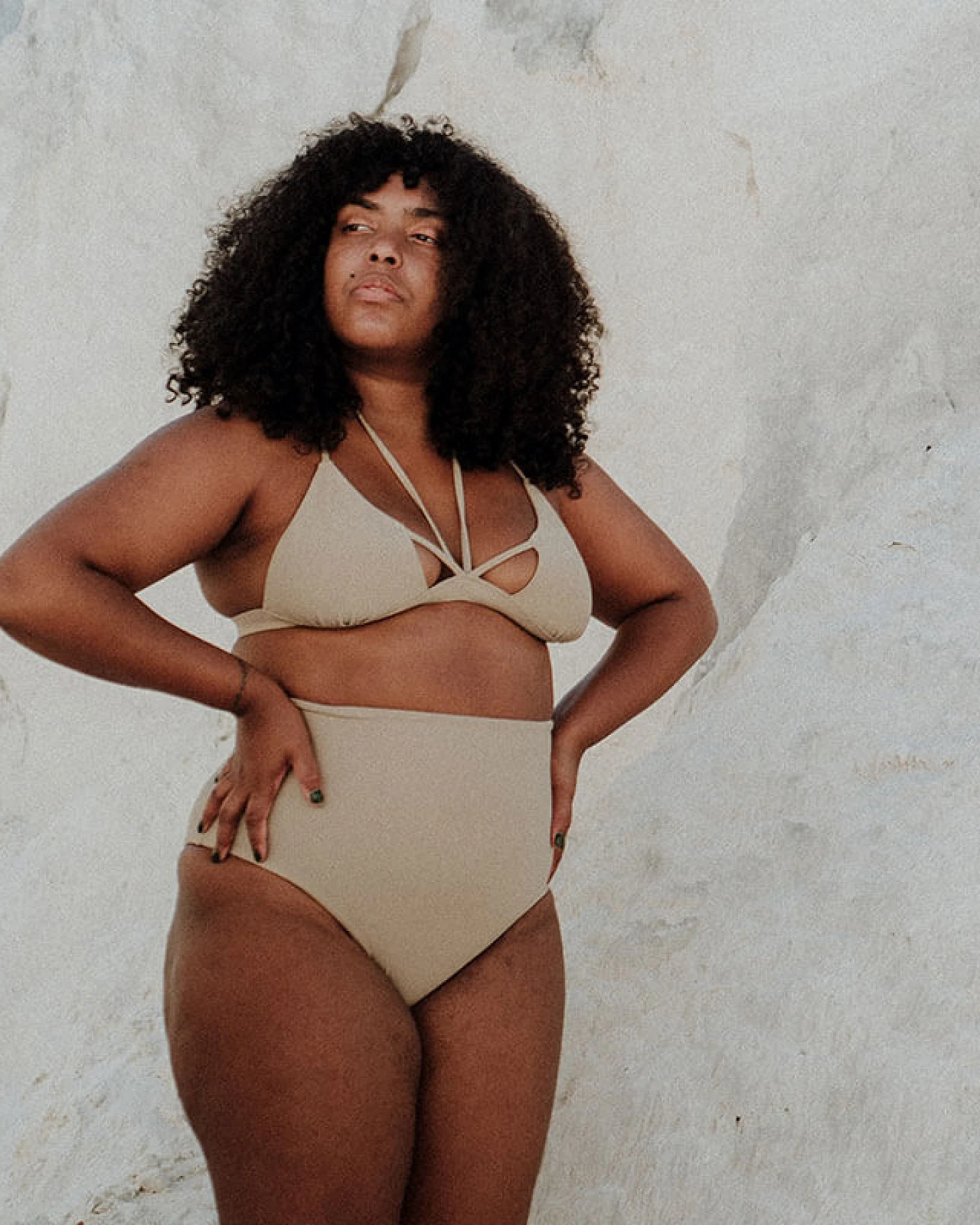 Anekdot Damen vegan Nova Bikini-Oberteil Mosaik – Ansicht 2