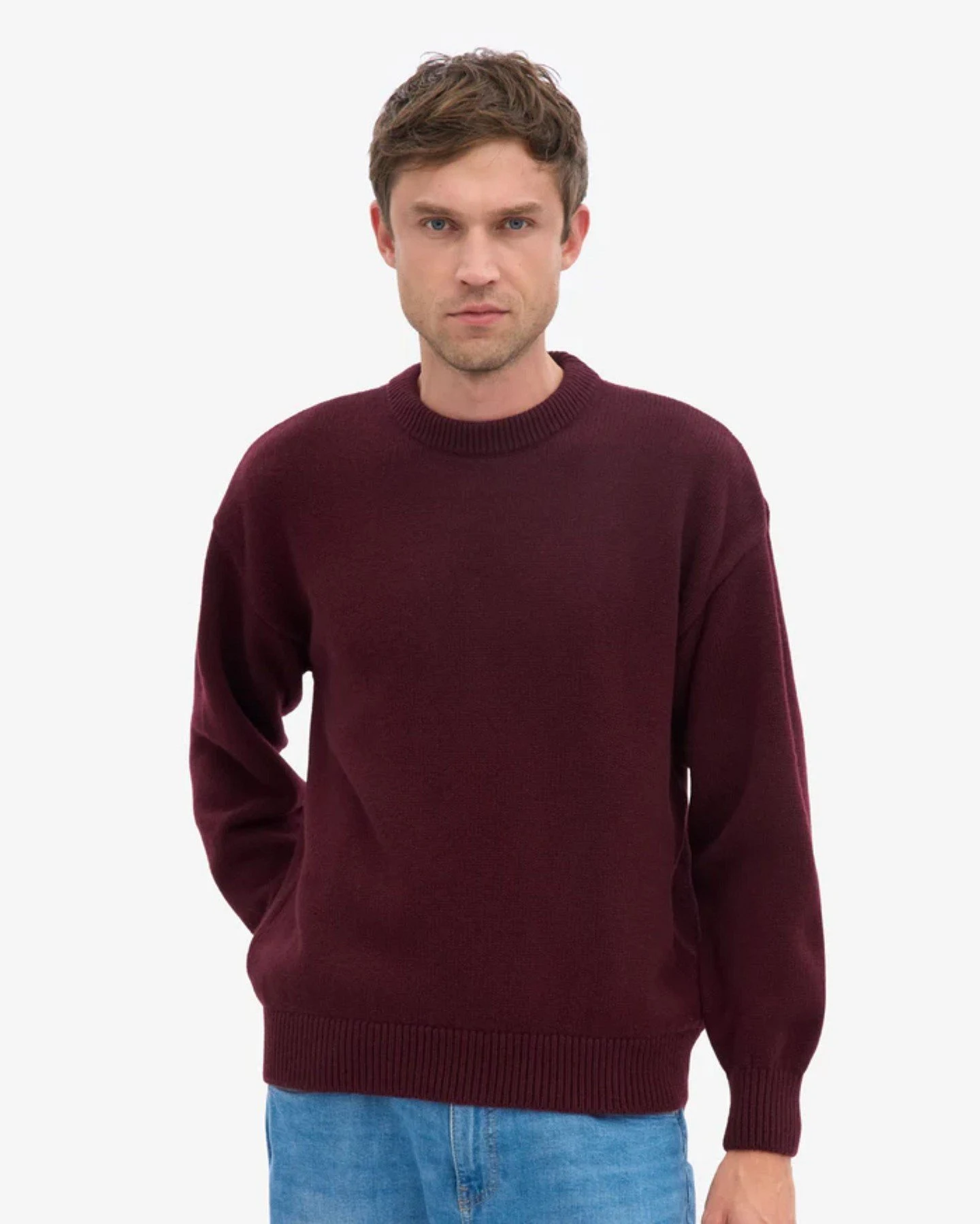 Wollpullover Oversized Merino Wool Crew – Ansicht 3