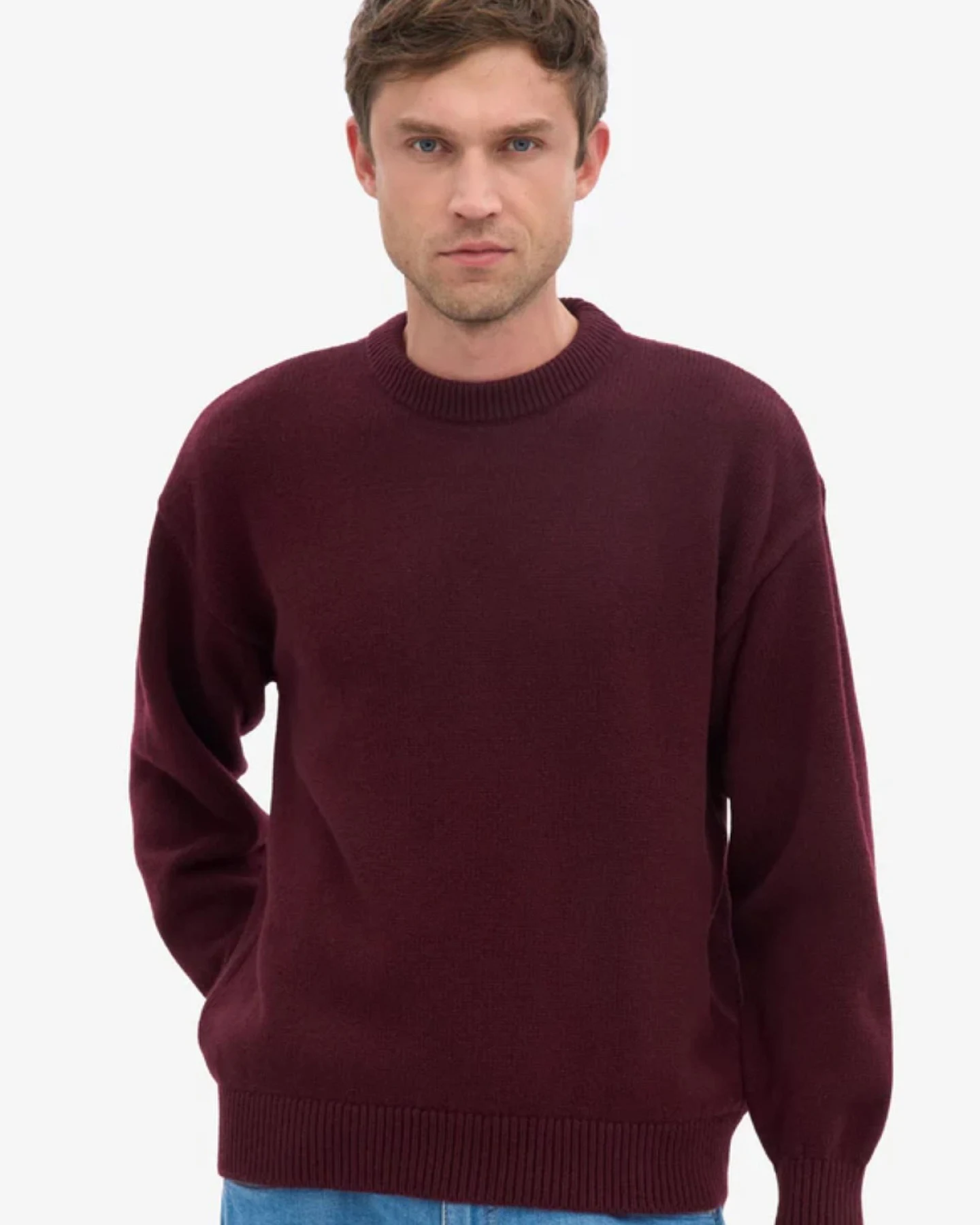 Wollpullover Oversized Merino Wool Crew – Ansicht 4