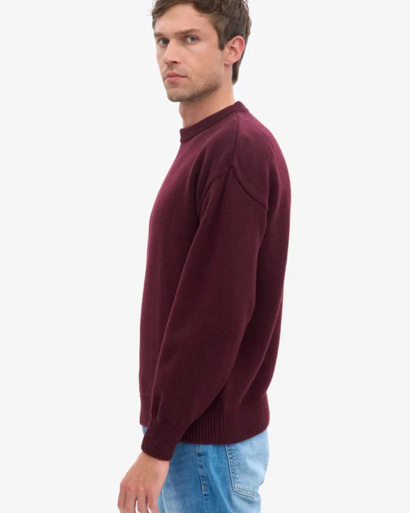 Wollpullover Oversized Merino Wool Crew – Ansicht 5