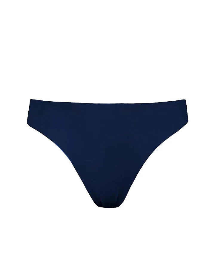 Anekdot Damen vegan Skyline Slim Bikiniunterteil Navy