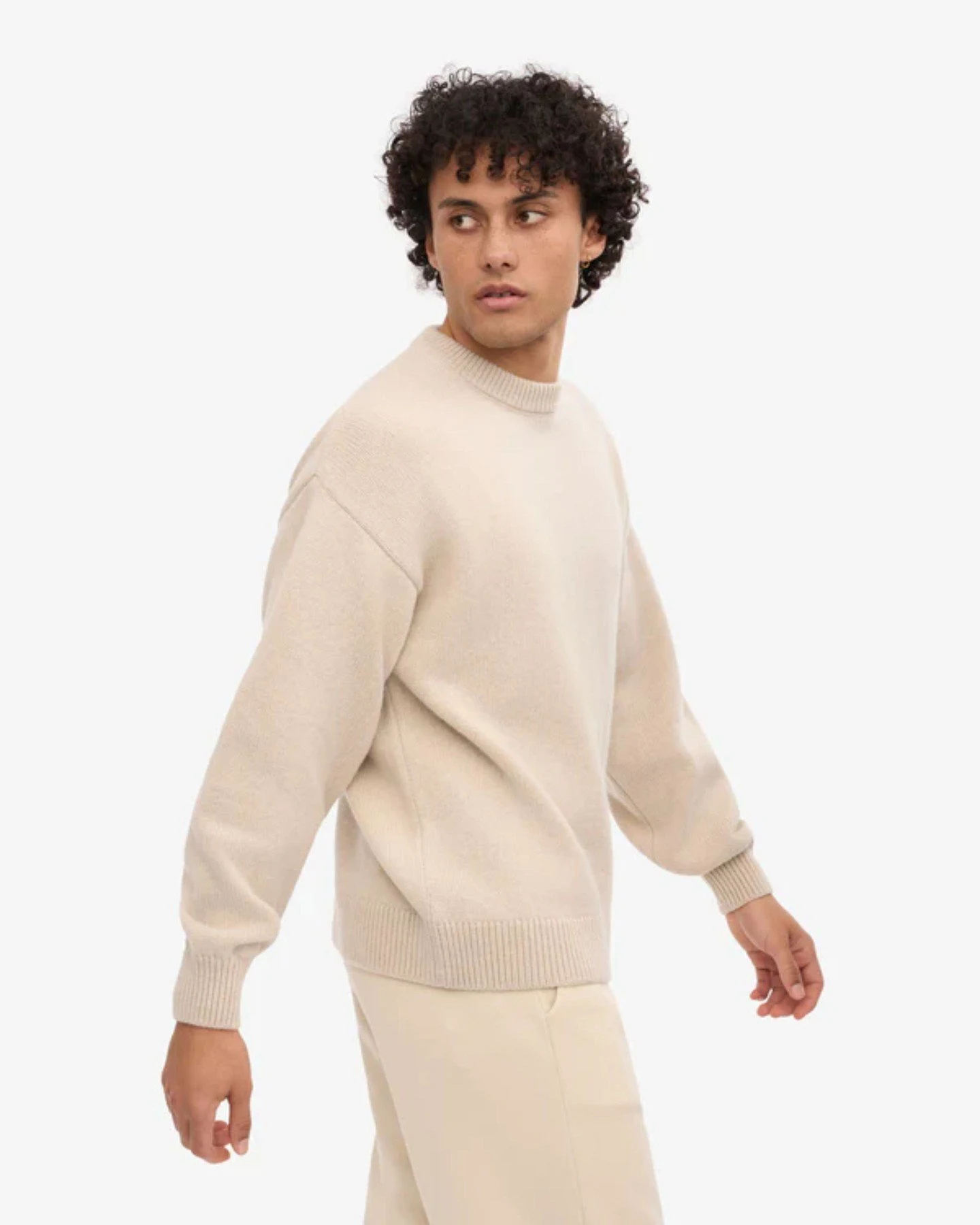 Wollpullover Oversized Merino Wool Crew – Ansicht 5