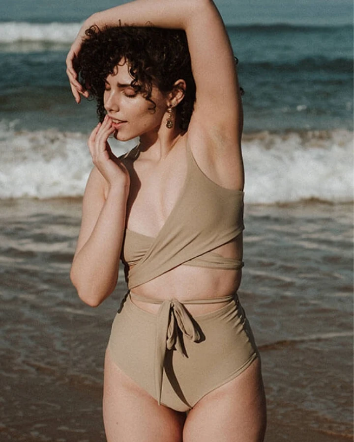 Anekdot Damen vegan Core High Bikiniunterteil Mosaic
