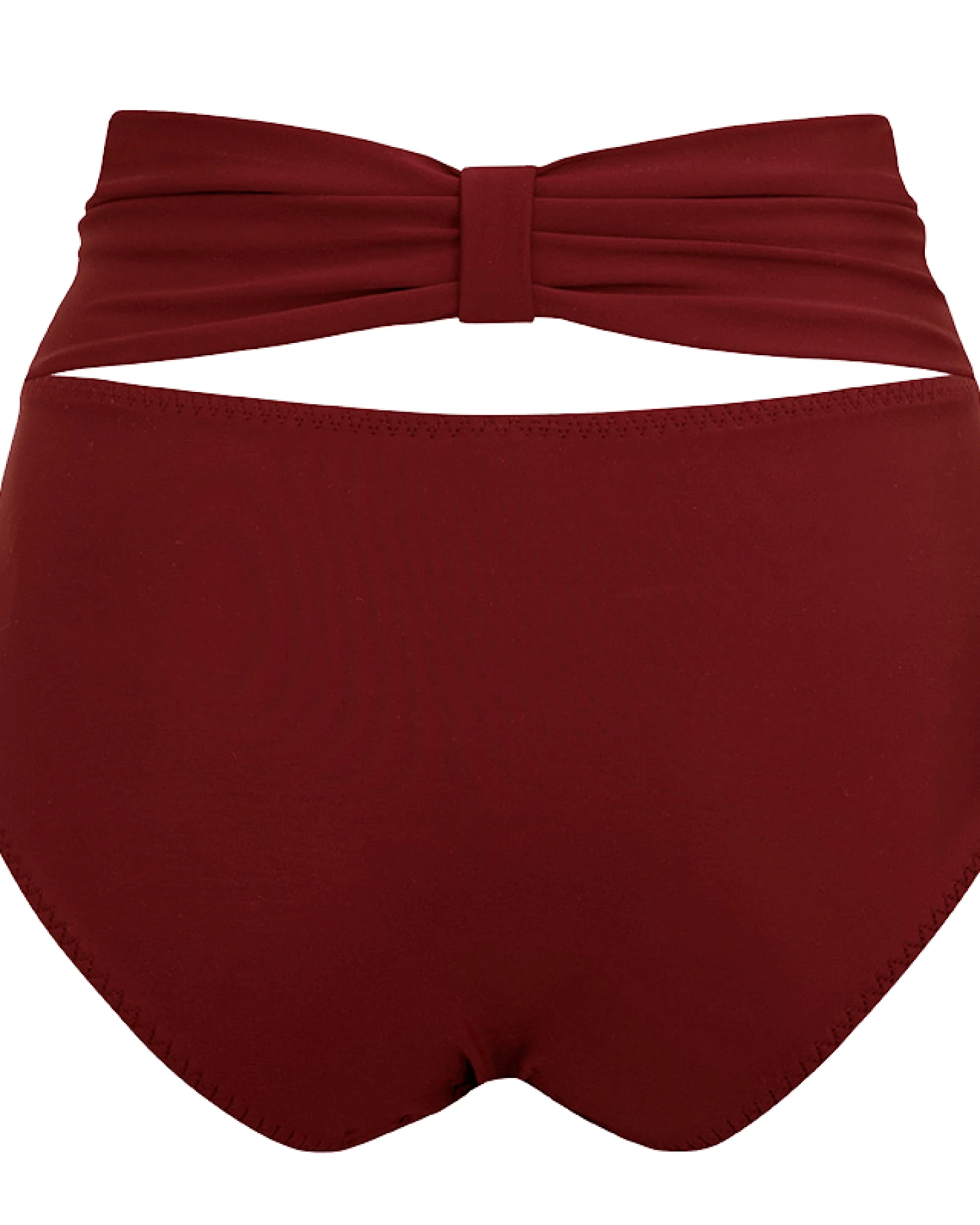 Anekdot Damen vegan Bikinihose Schleife Merlot – Ansicht 2