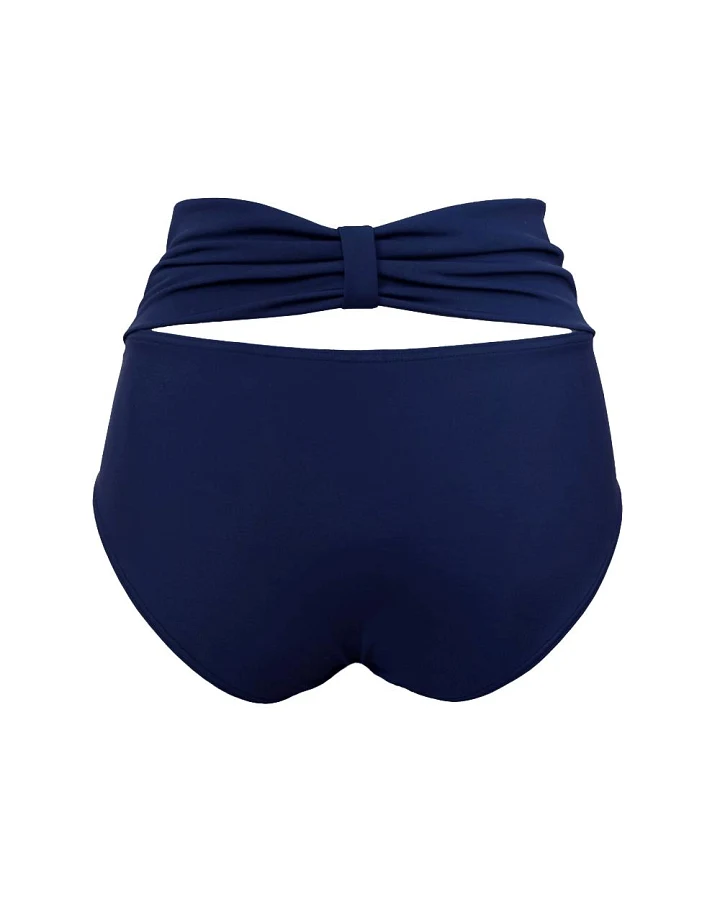 Anekdot Damen vegan Bikinihose Schleife Navy