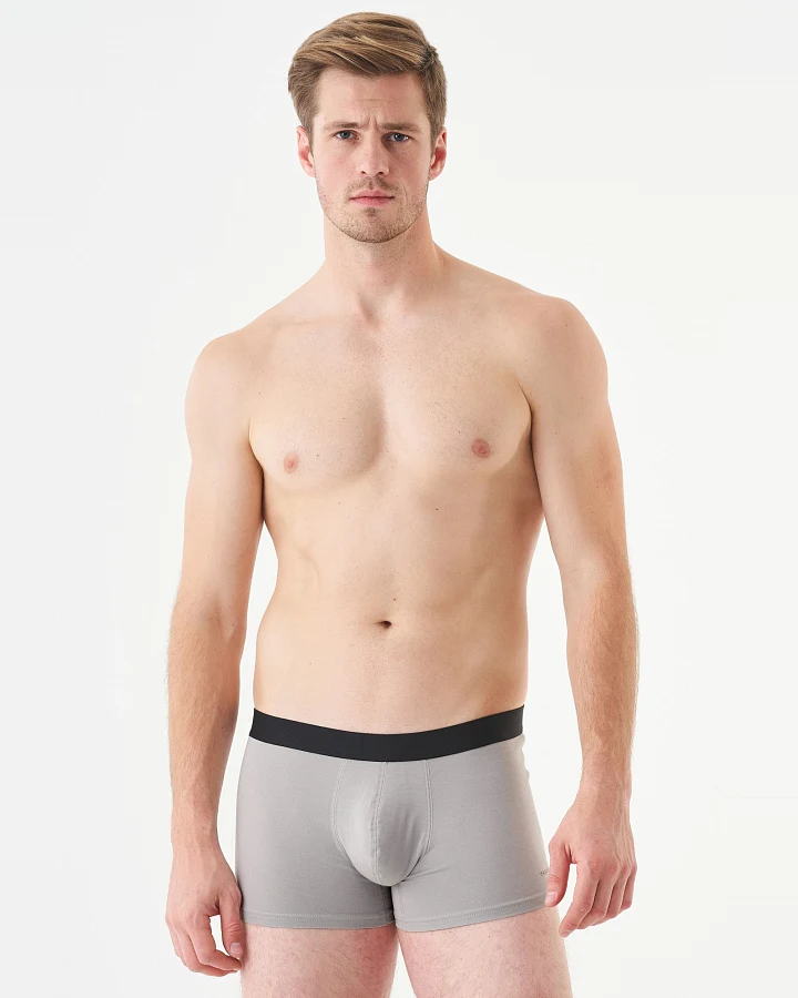 ORGANICATION Herren vegan 6er-Pack Boxershorts Bora Grey