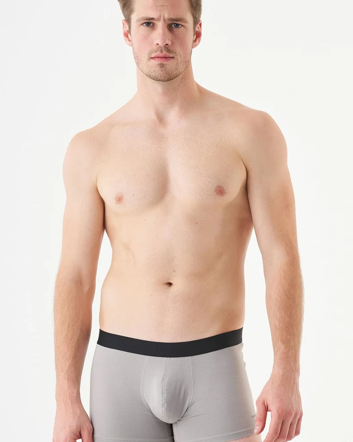 ORGANICATION Herren vegan 6er-Pack Boxershorts Bora Grey