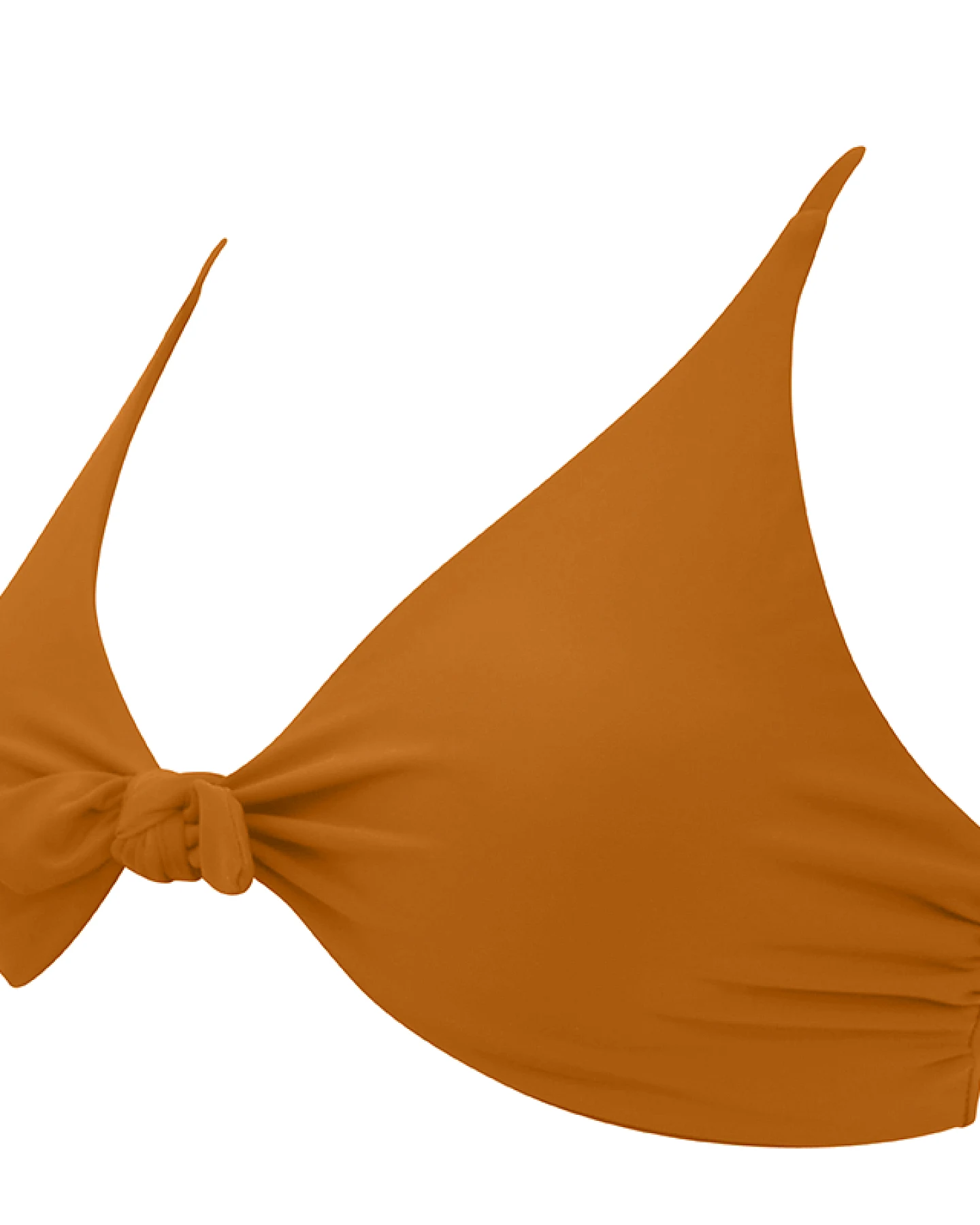 Anekdot Damen vegan Leona Bikinioberteil Ockergelb – Ansicht 2