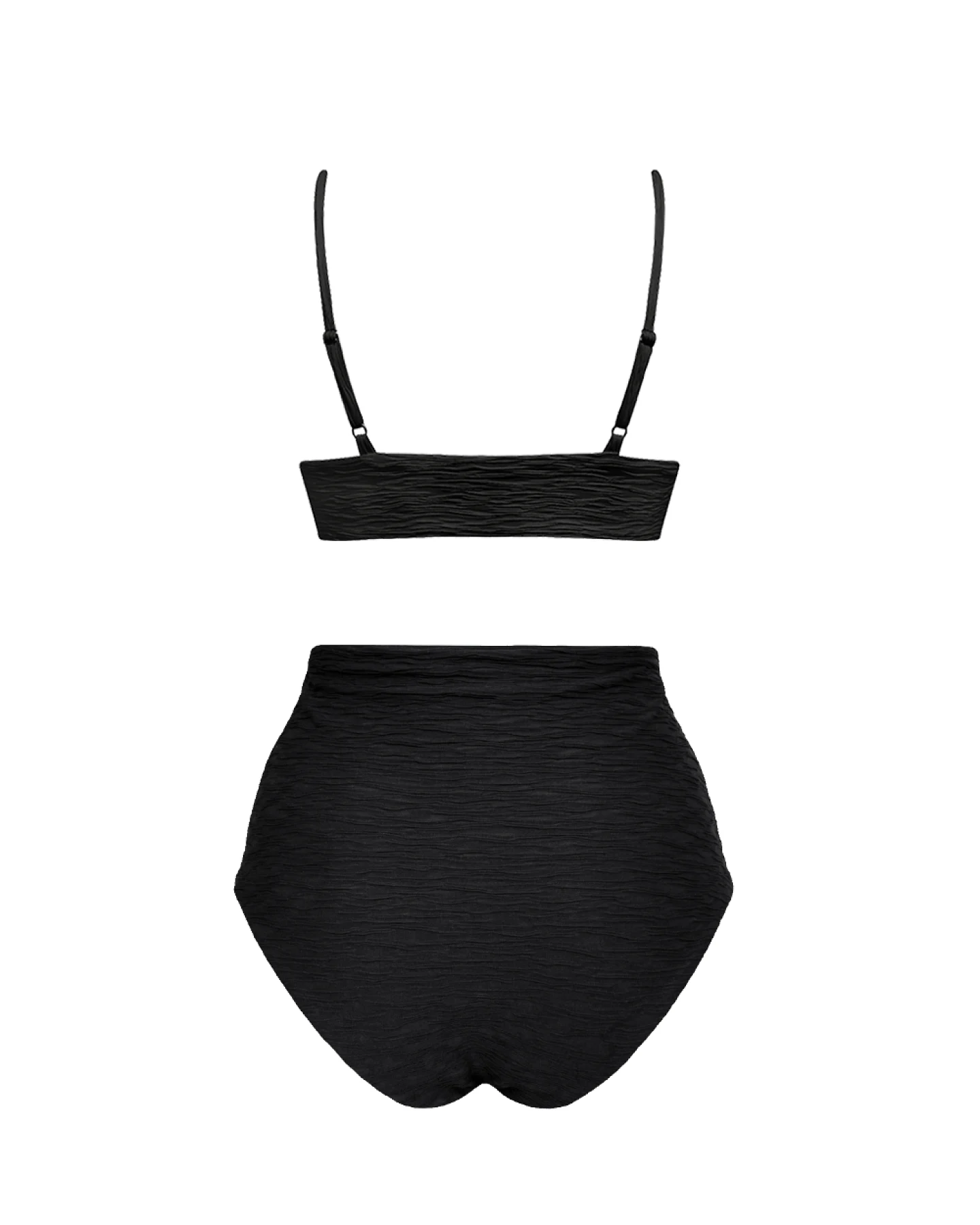 Anekdot Damen vegan Jacquard Leona + Core High Schwarz – Ansicht 2