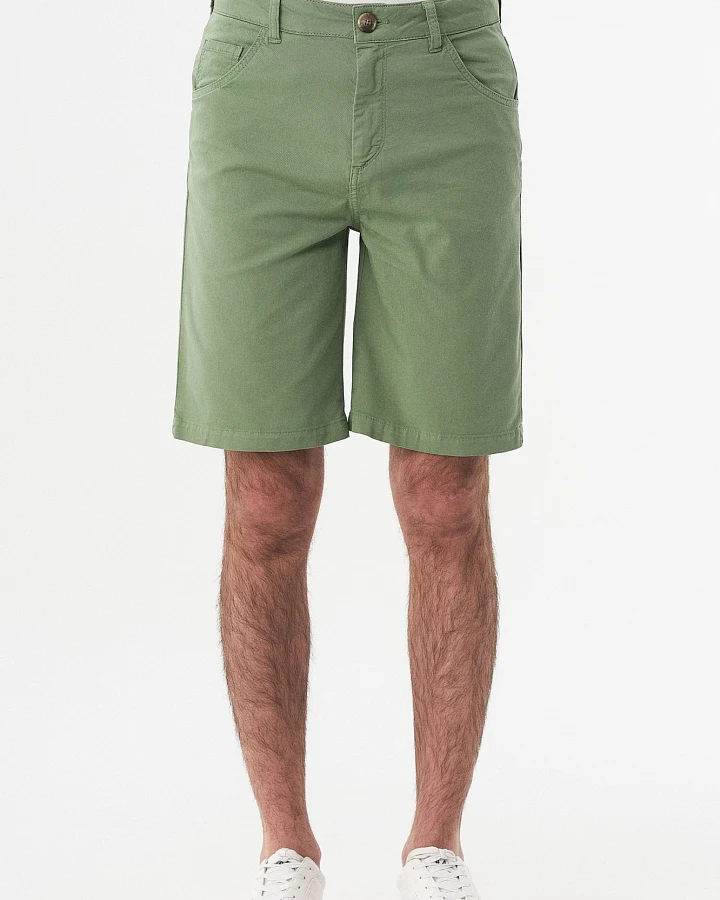 ORGANICATION Herren vegan Five-Pocket-Shorts Grün