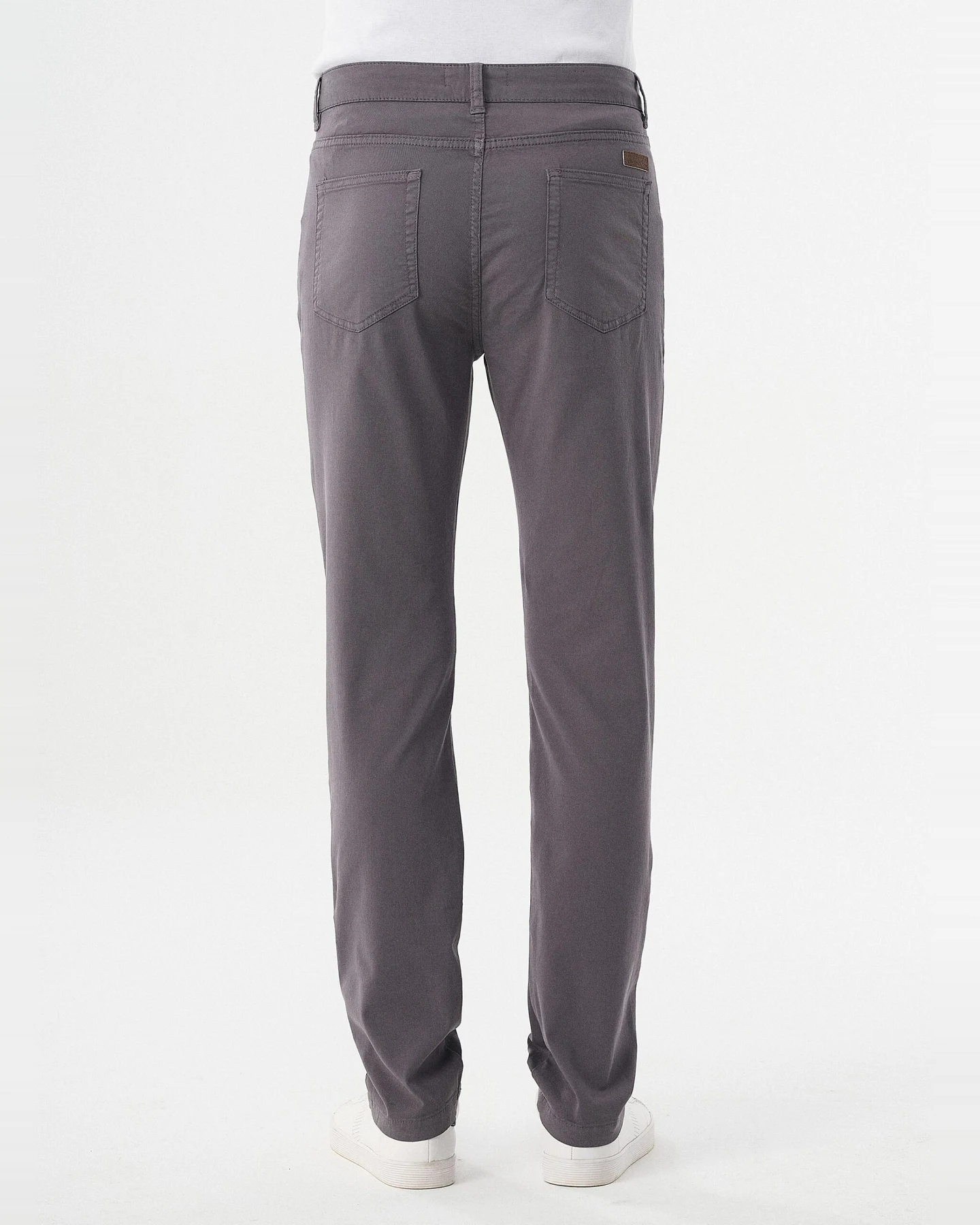 ORGANICATION Herren vegan Five-Pocket-Hose Dunkelgrau – Ansicht 2